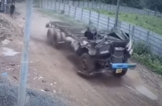 Самая необычная авария с грузовиком - «Видео приколы»