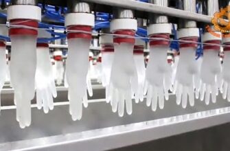 Медицинские перчатки как их делают на заводе - «Видео приколы»