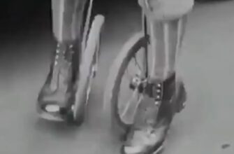 Первые роликовые коньки в 1923 году - «Видео приколы»
