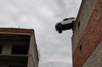 Автомобильный трюк пошел не так как задумывалось - «Видео приколы»