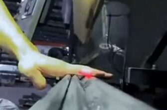 Проверка чувствительности датчика безопасности на гильотине - «Видео приколы»